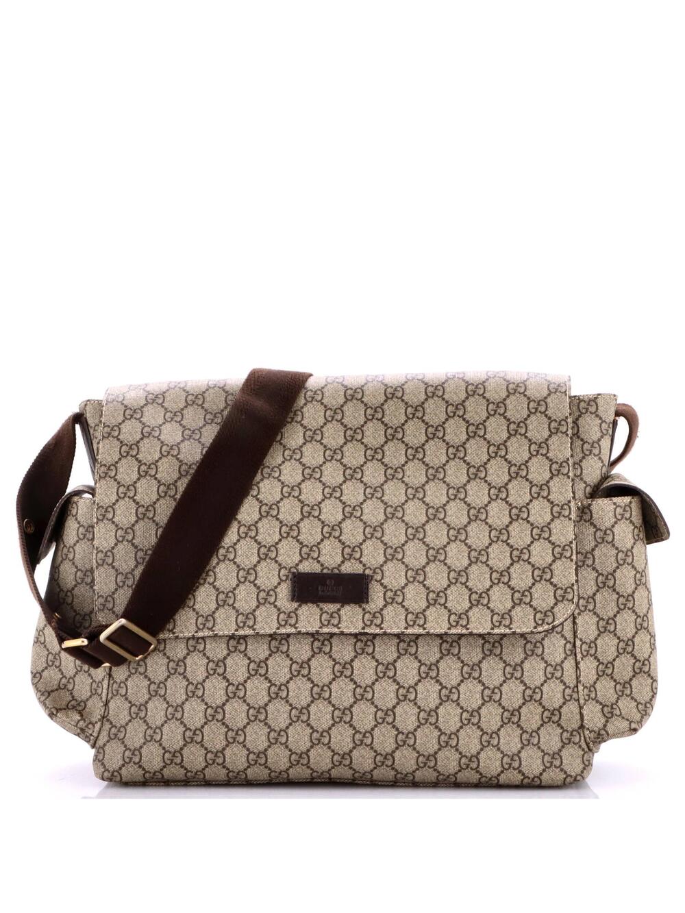 Gucci Diaper Bag Gg Coated Canvas #370602G10B